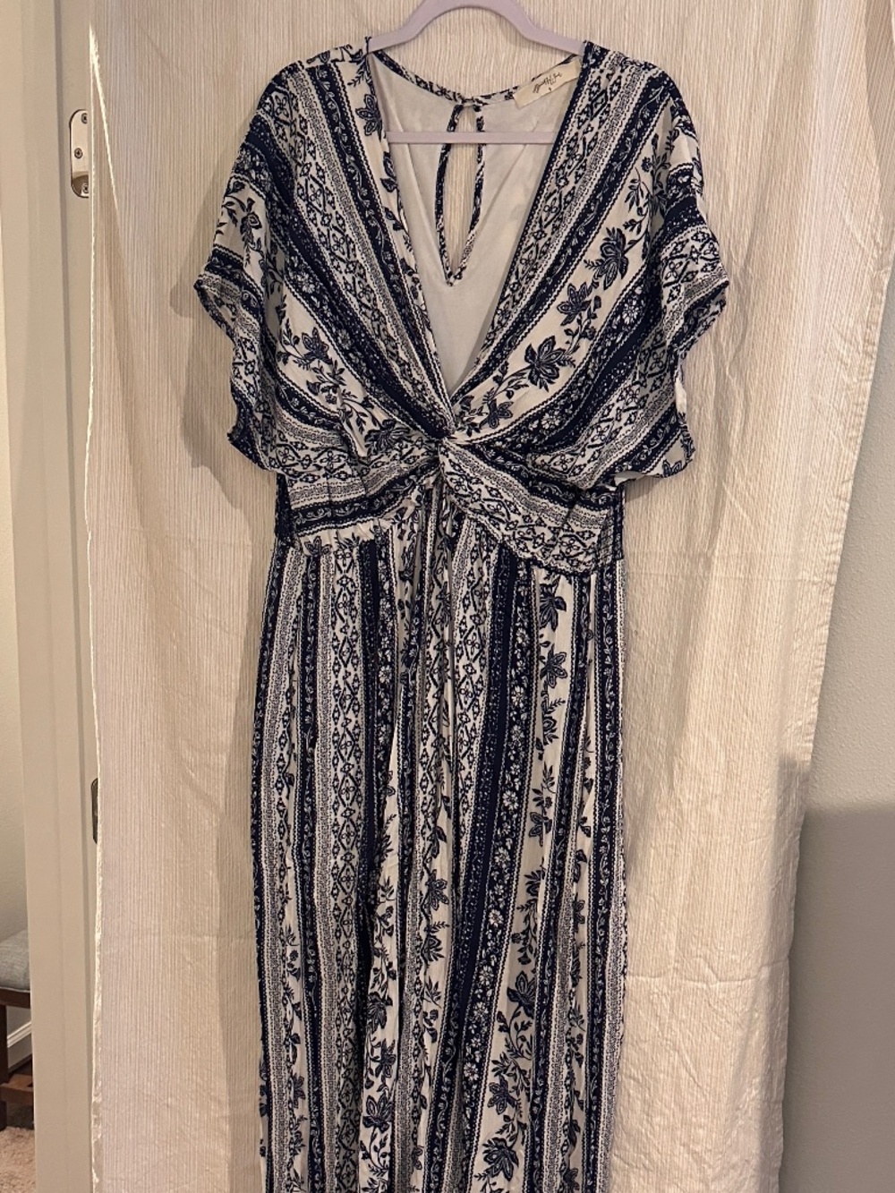 A Beautiful Soul 2X Boho Wide Leg Jumpsuit